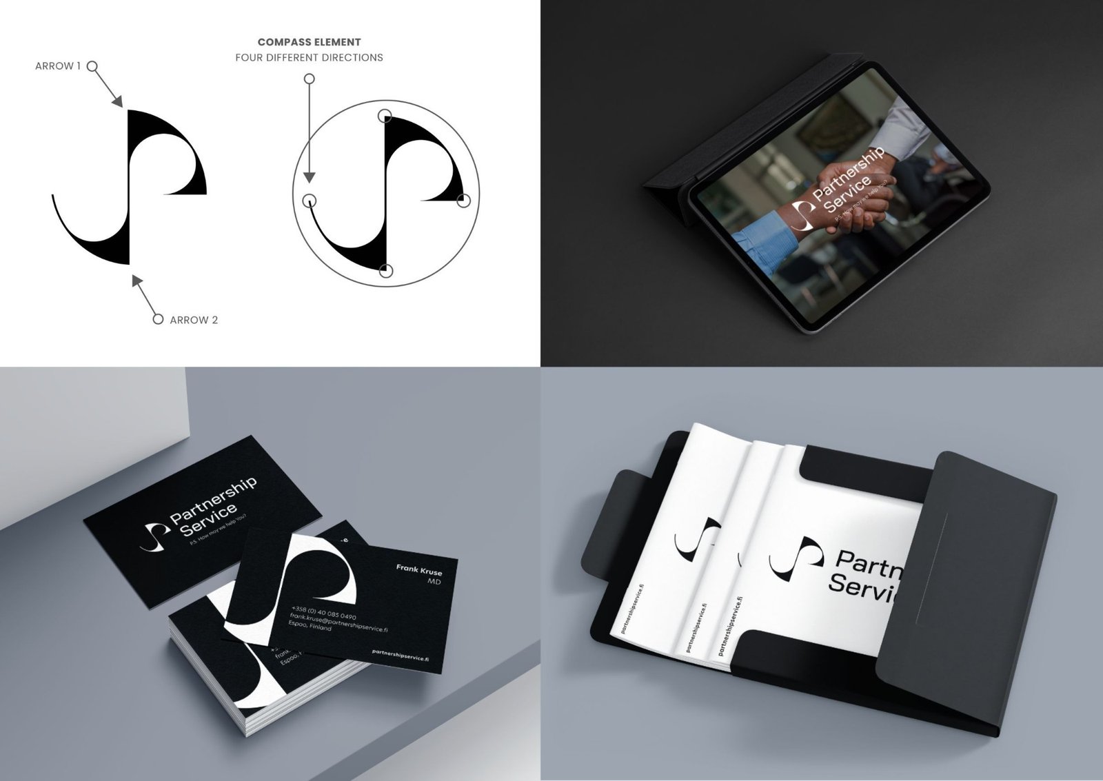 Logo and brand material for Partnership Service