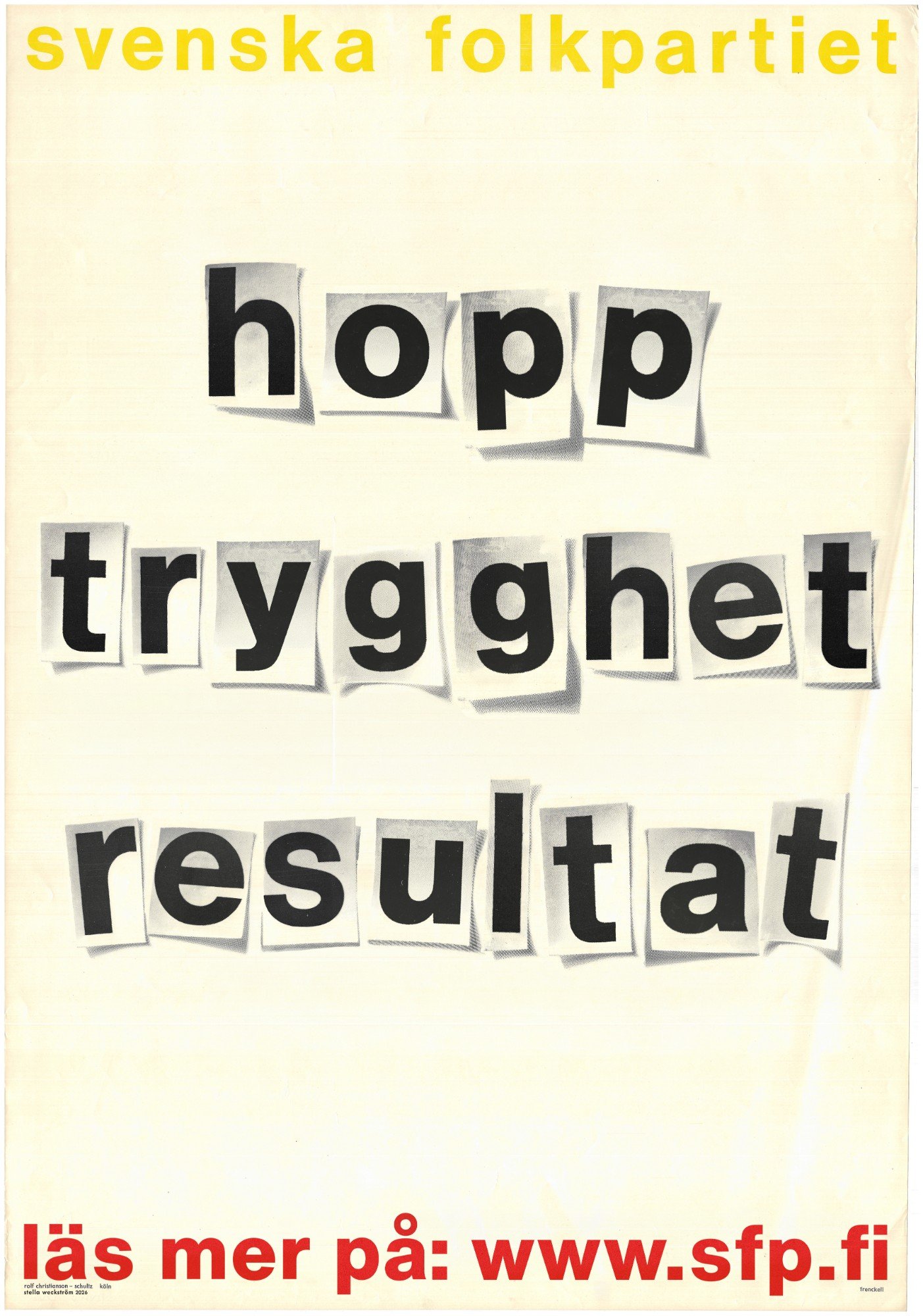 Modern reinterpretation of the 1962 poster